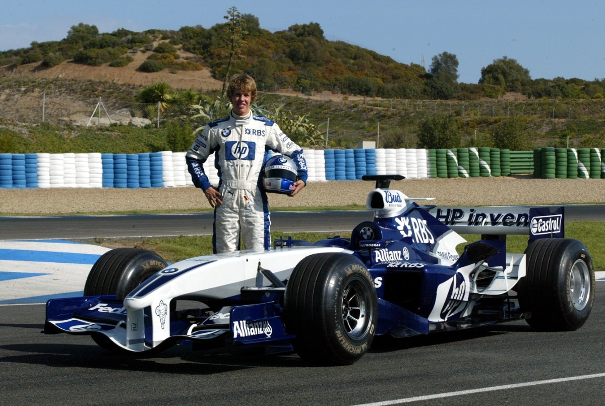 Jerez 2005. Primer test con un F1 a bordo de un Williams FW27. (Edd Hartley)