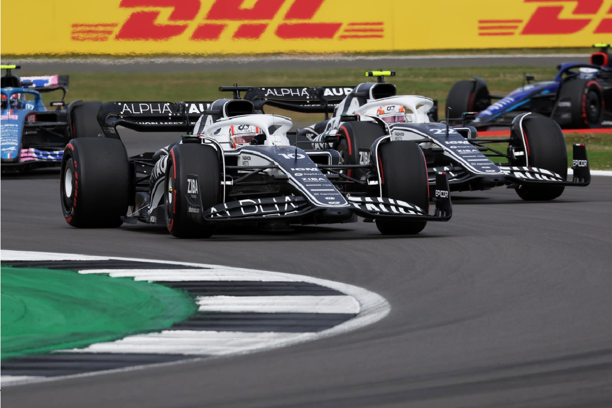 Gasly Tsunoda Silverstone 2022//Glenn Dunbar