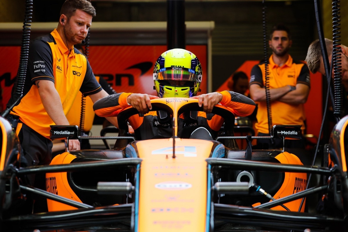 Norris: “El auto estaba en una posición razonable”