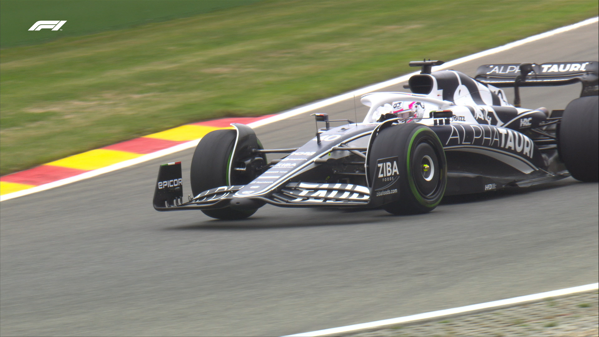 Liam Lawson AlphaTauri Spa 2022 FP1//F1TV