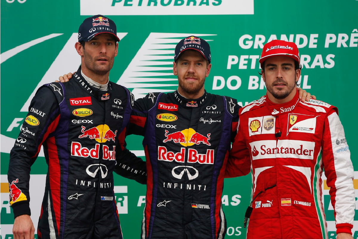 Alonso Webber Vettel Brasil 2013//Andrew Ferraro