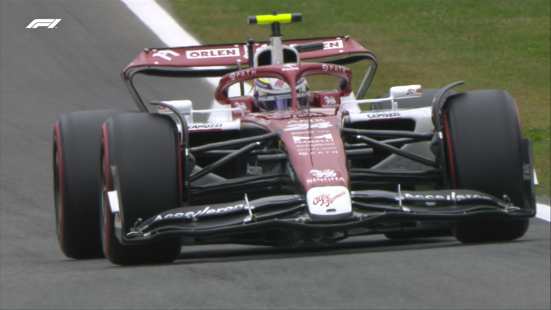 Zhou Spa 2022 FP3//F1TV