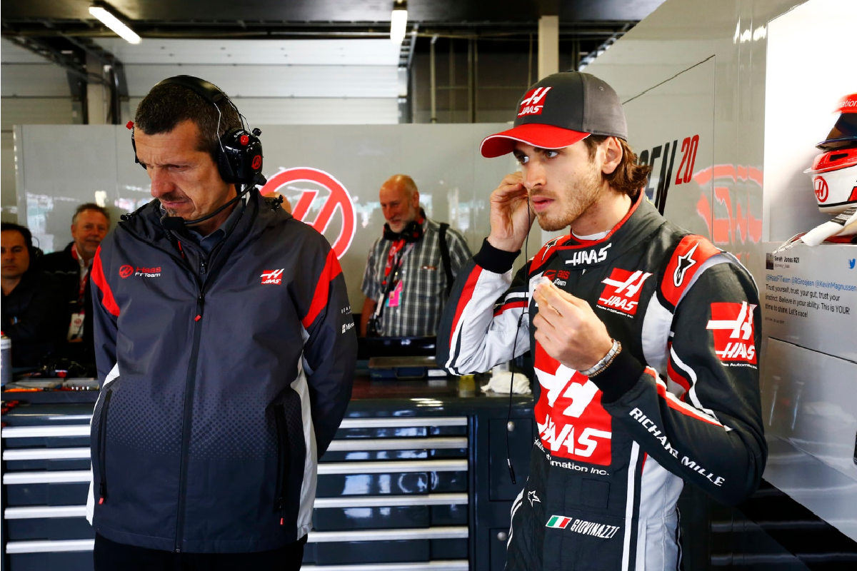 Giovinazzi con Steiner en Silverstone 2017//Andy Hone