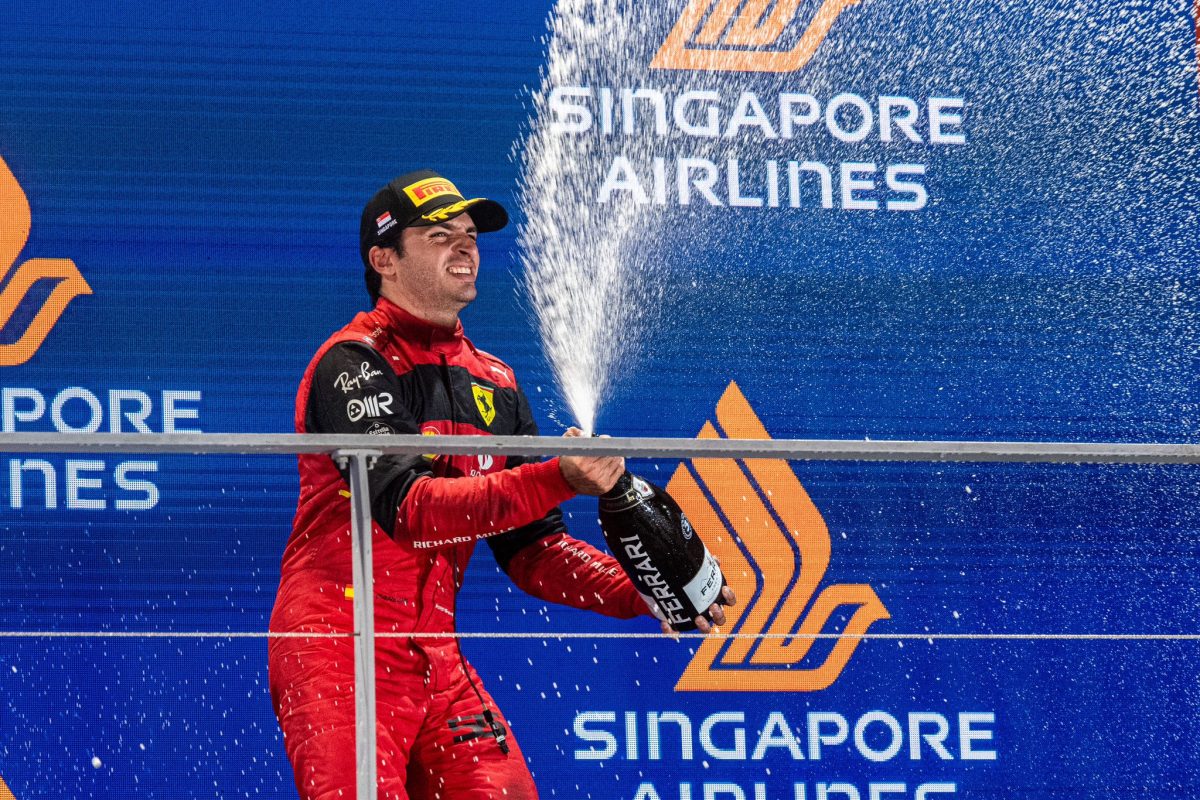 Sainz reconoce la falta de ritmo en Singapur