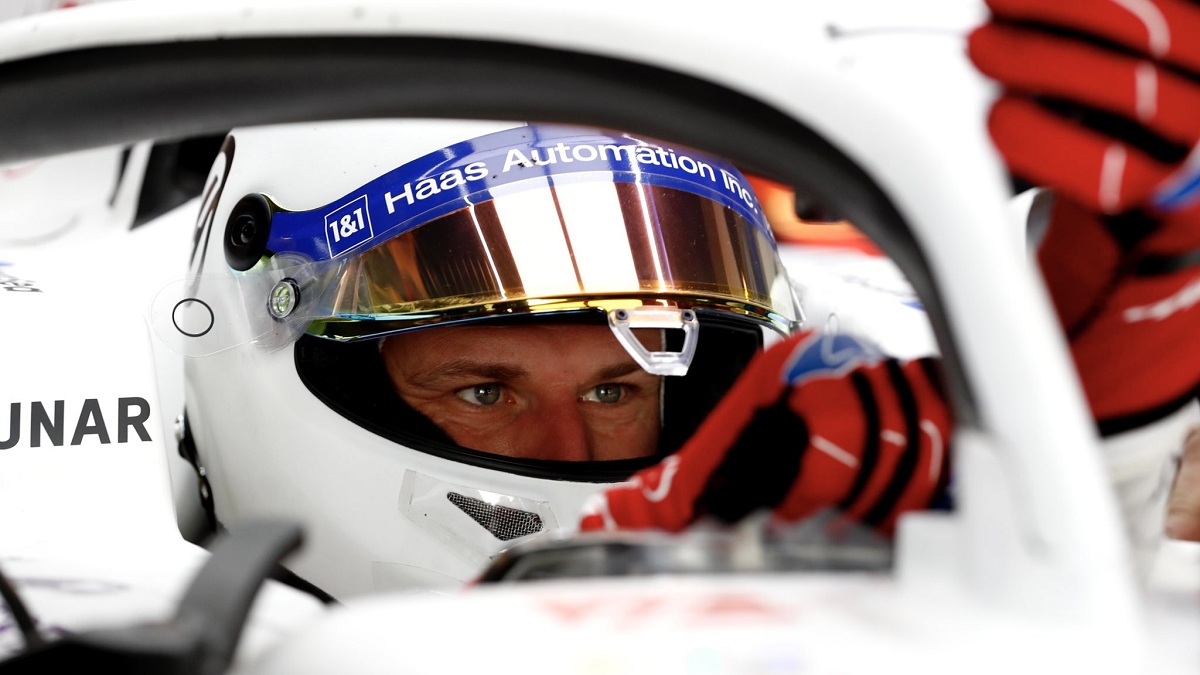 Hulkenberg a bordo del Haas VF22. (Haas F1 Team)