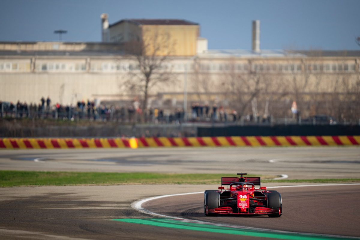Leclerc test Imola enero 23 | Foto Ferrari