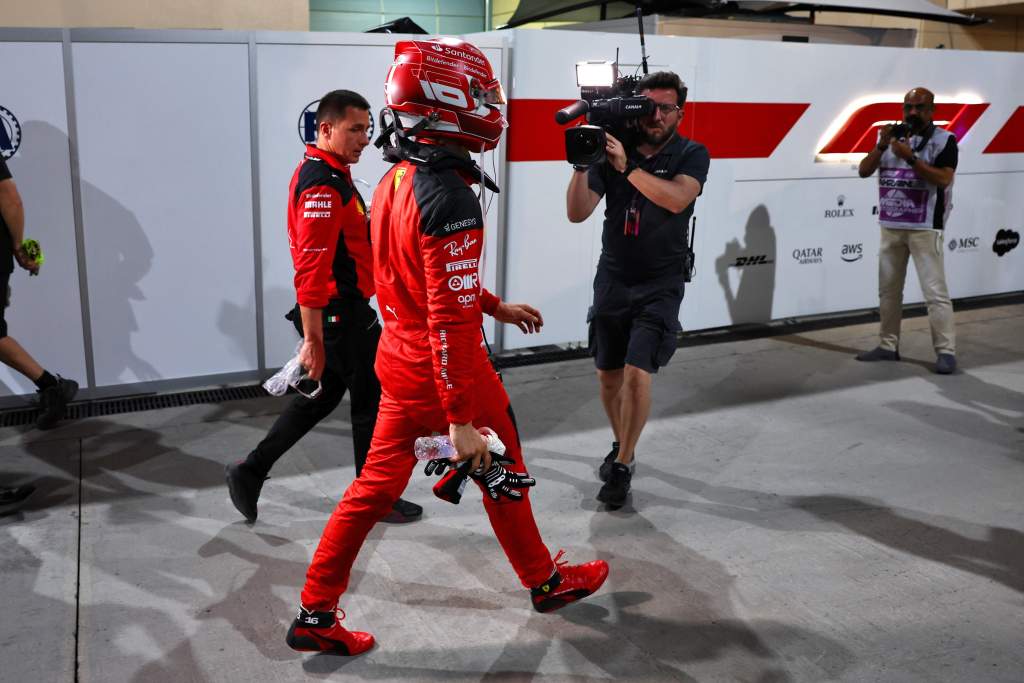 Leclerc Bahrain Ferrari