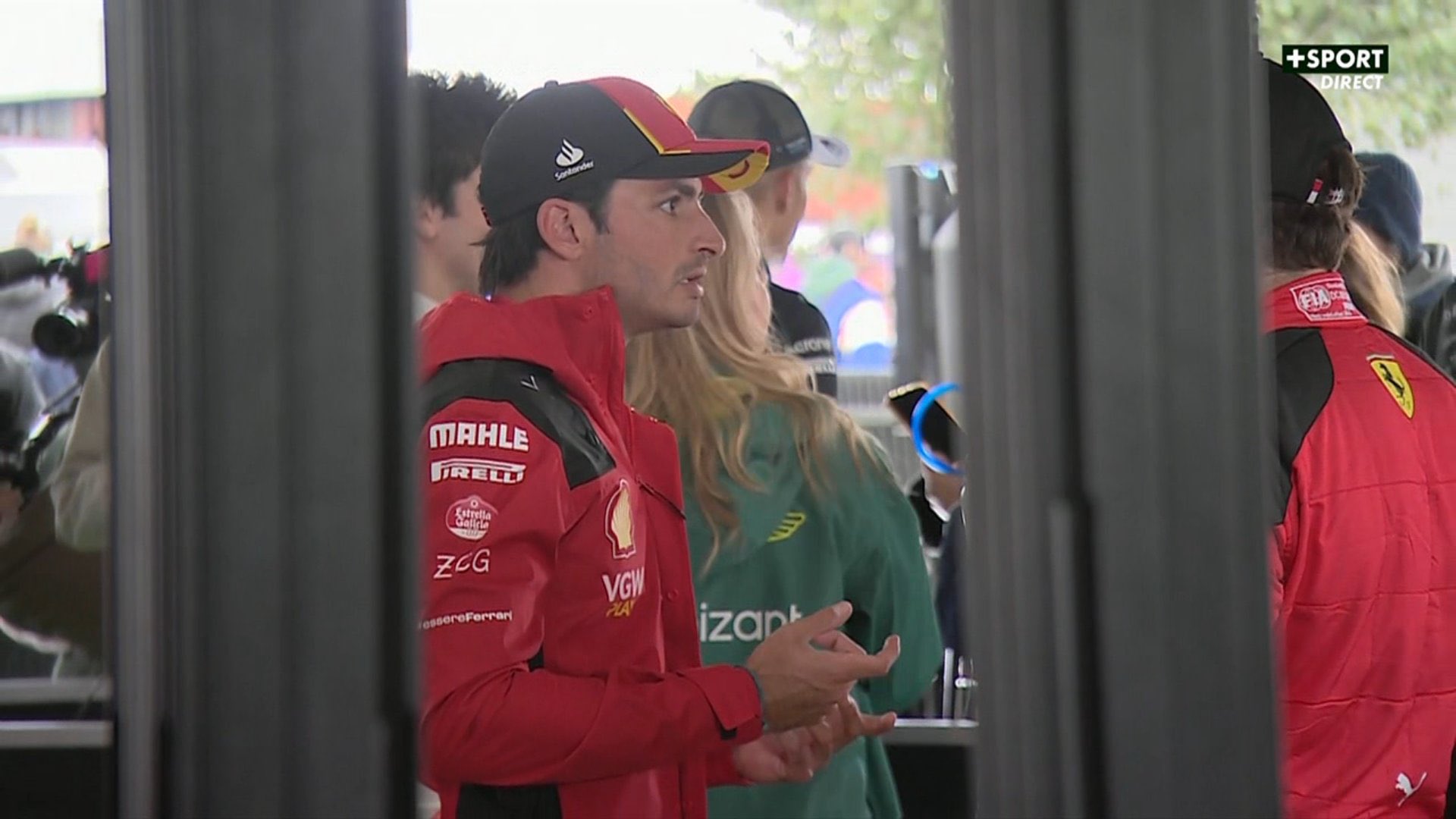 Carlos Sainz Charles Leclerc Ferrari