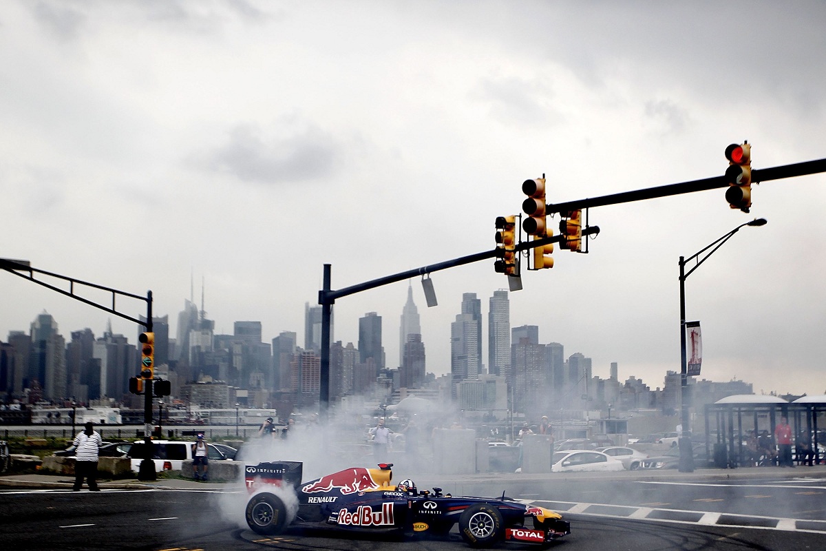 Coulthard recorrió en 2012 algunas secciones de lo que sería la pista de New Jersey y West New York. (Archivo / CNN)