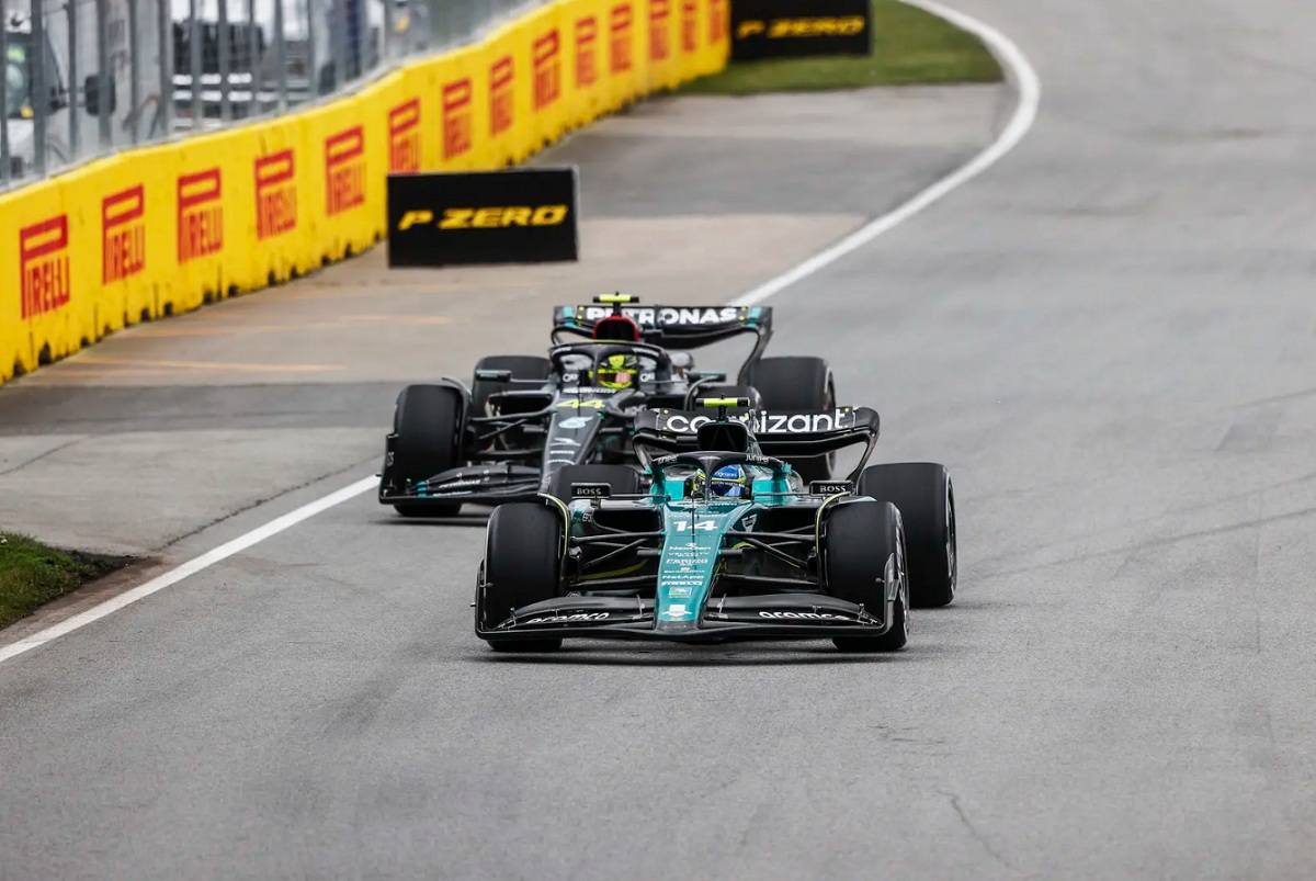 Alonso y Hamilton mantuvieron un apasionante duelo hasta el final de la carrera. (Andy Hone)