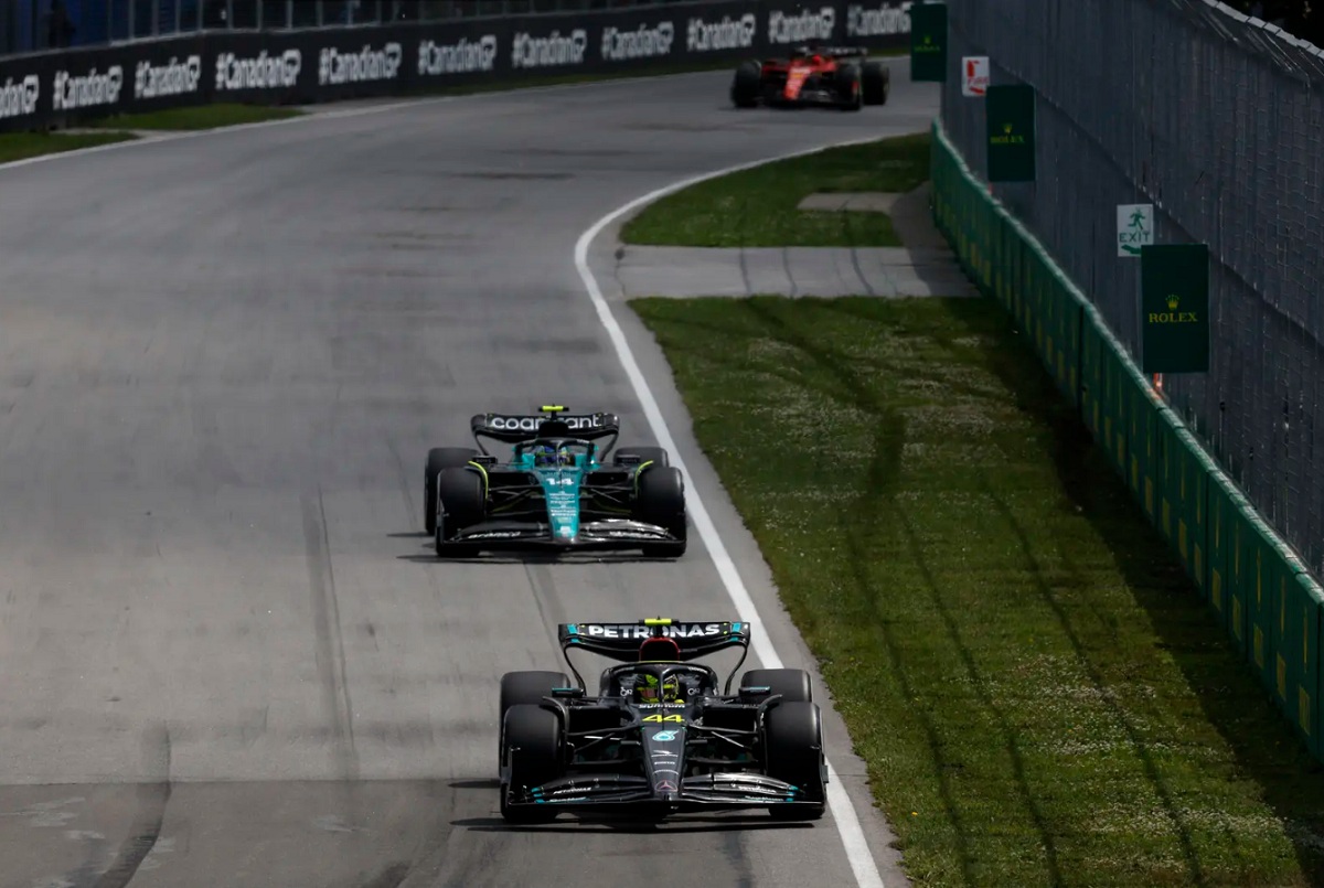 Hamilton superó a Alonso en la largada y se mantuvo delante de él hasta la vuelta 22. (Sam Bloxham)