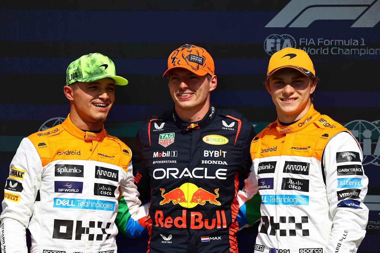 Verstappen, la pole. McLaren, la sorpresa