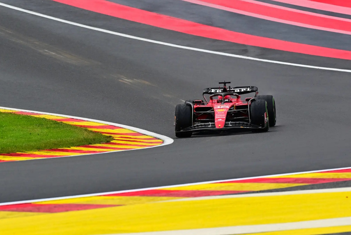 Leclerc terminó a casi un segundo de Verstappen. (Michael Potts)