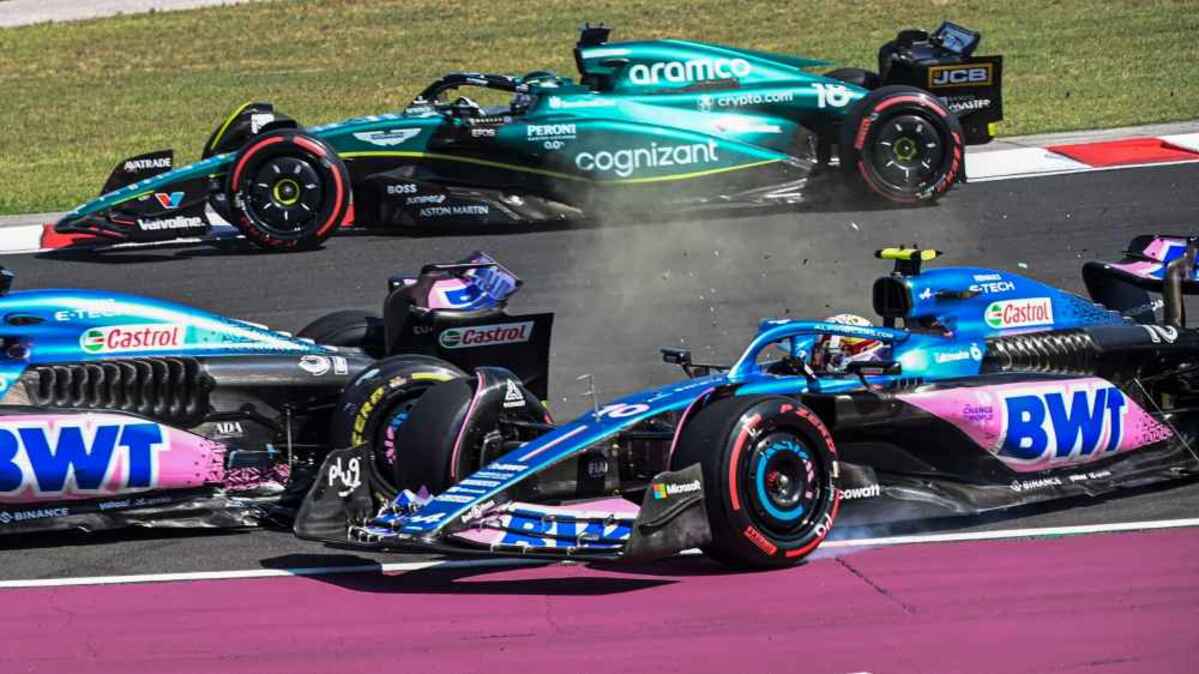 Ocon lamenta el impacto “violento” del accidente en Hungría: “El asiento se partió en dos”