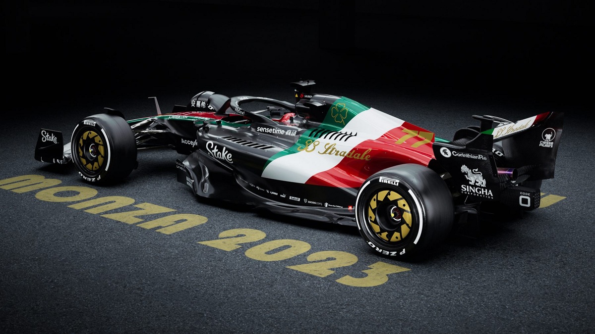 El C43 tendrá una decoración que rinde tributo al Alfa Romeo 33 Stradale. (Alfa Romeo F1 team)