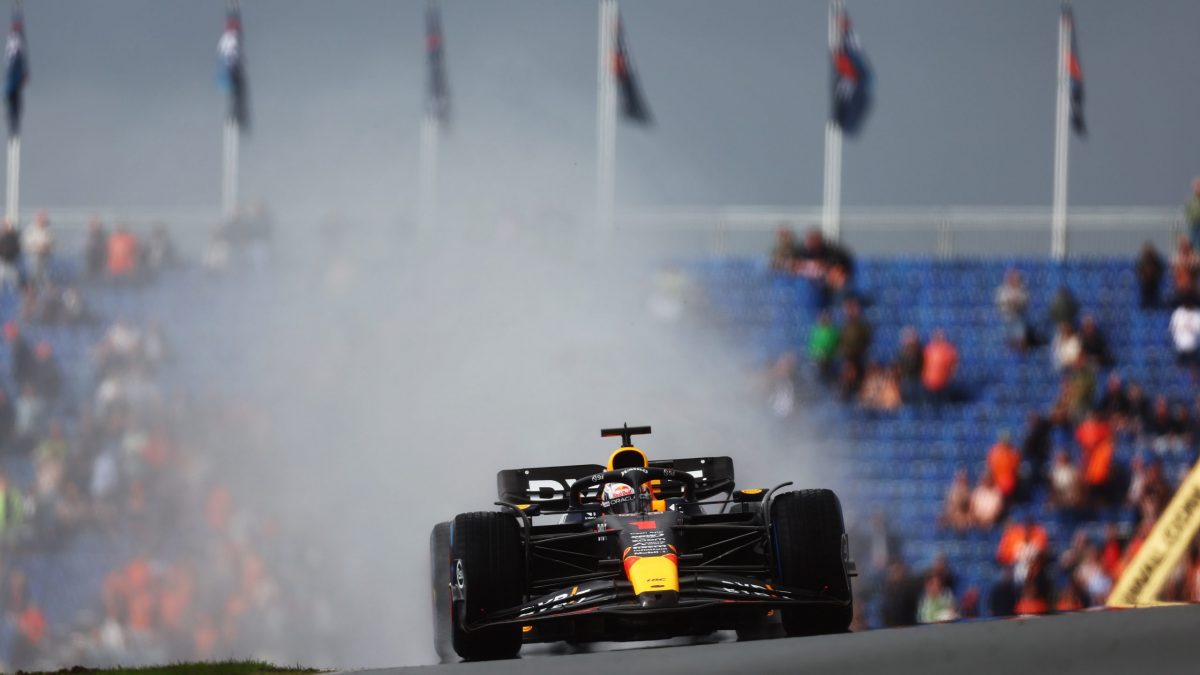 Verstappen afirma su fortaleza y lidera la PL3 luego de tres banderas rojas bajo la lluvia en Holanda