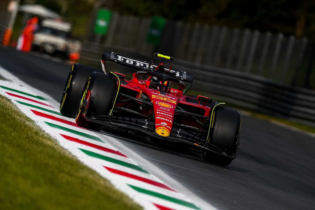 Sainz al frente del segundo libre en Monza
