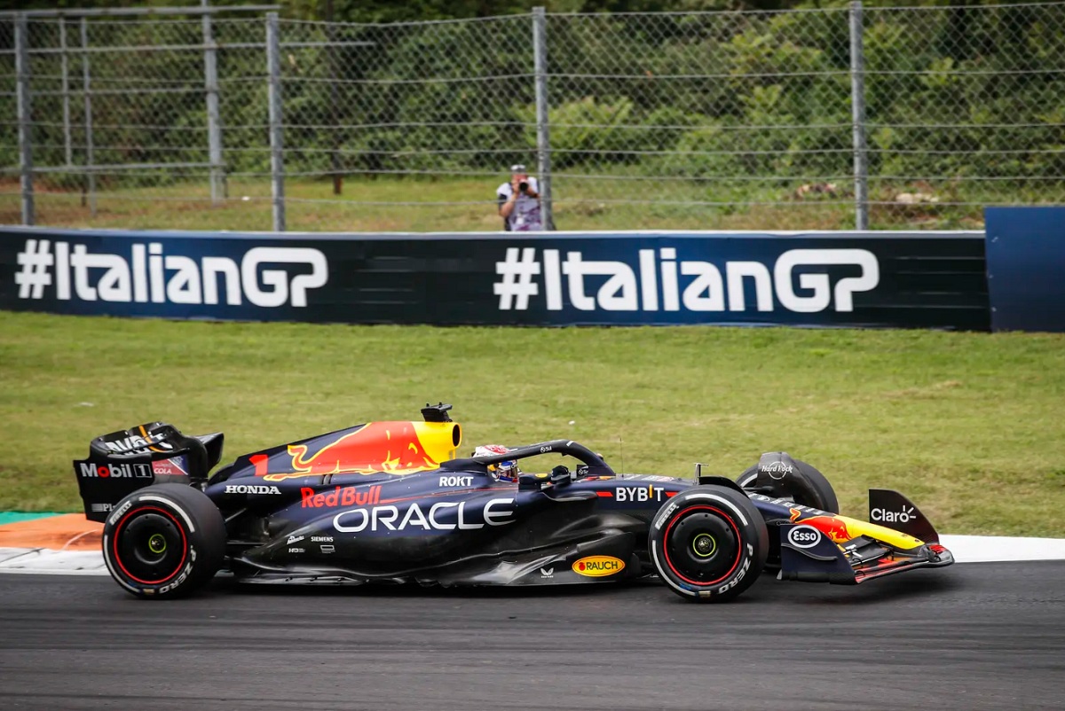 Max Verstappen en la PL1 de Ponza. (Jake Grant)