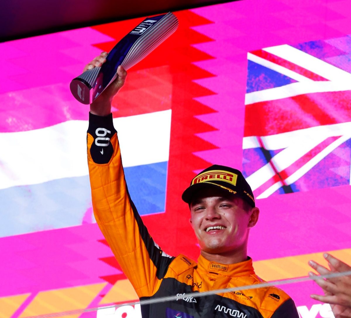 Norris celebra la recuperación en Qatar y admite el agotamiento: “Una de las carreras más duras que he hecho”