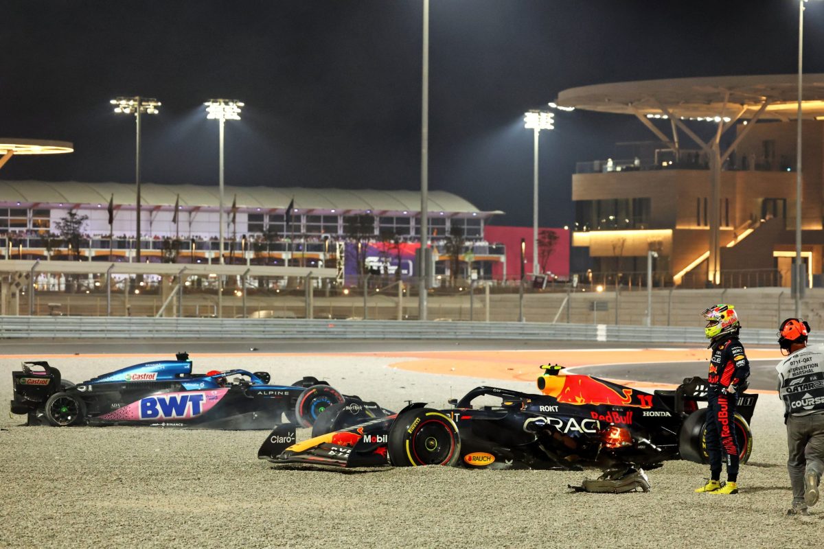 Pérez analiza el accidente de Hülkenberg y Ocon en Qatar: “Lugar equivocado en momento equivocado”