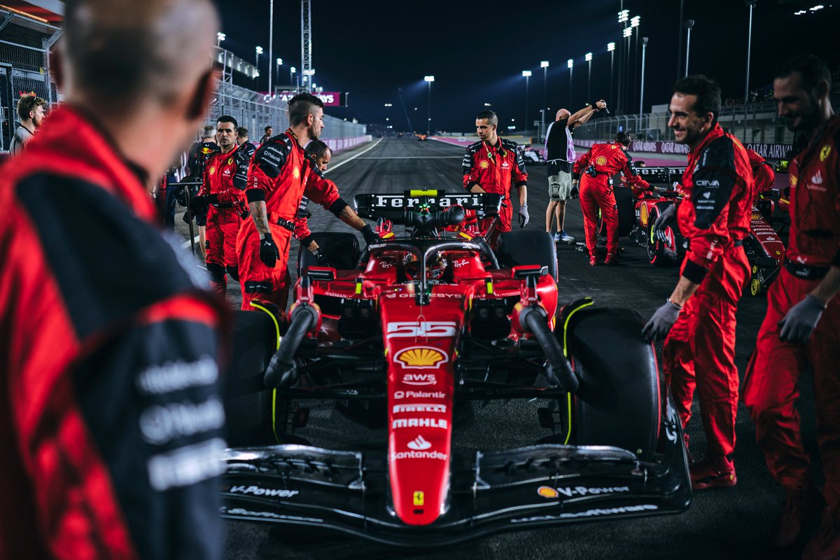 La SF23 del español antes de la sprint de Qatar. (Archivo / Ferrari Media Centre, 2023)