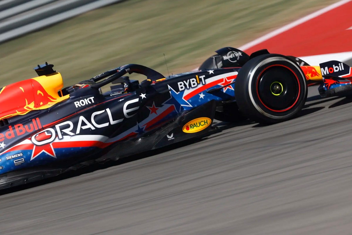 Verstappen lideró el único entrenamiento en Austin