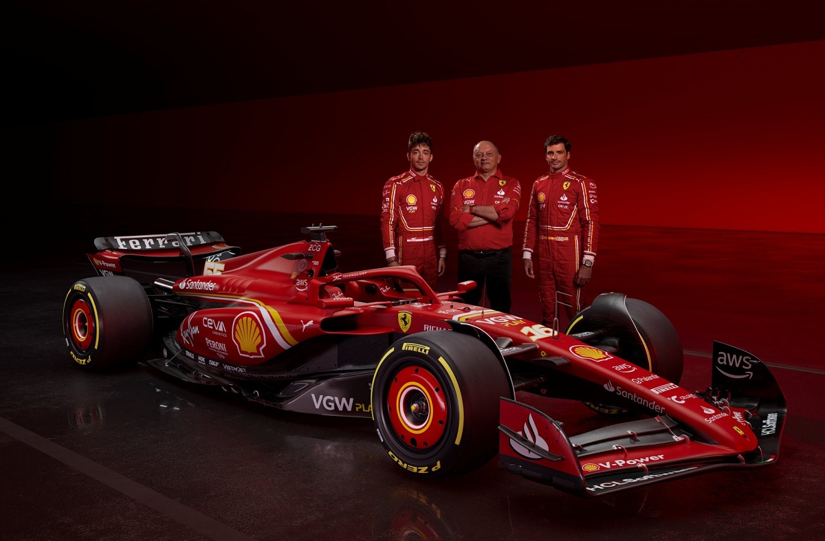 Ferrari presentó el SF-24