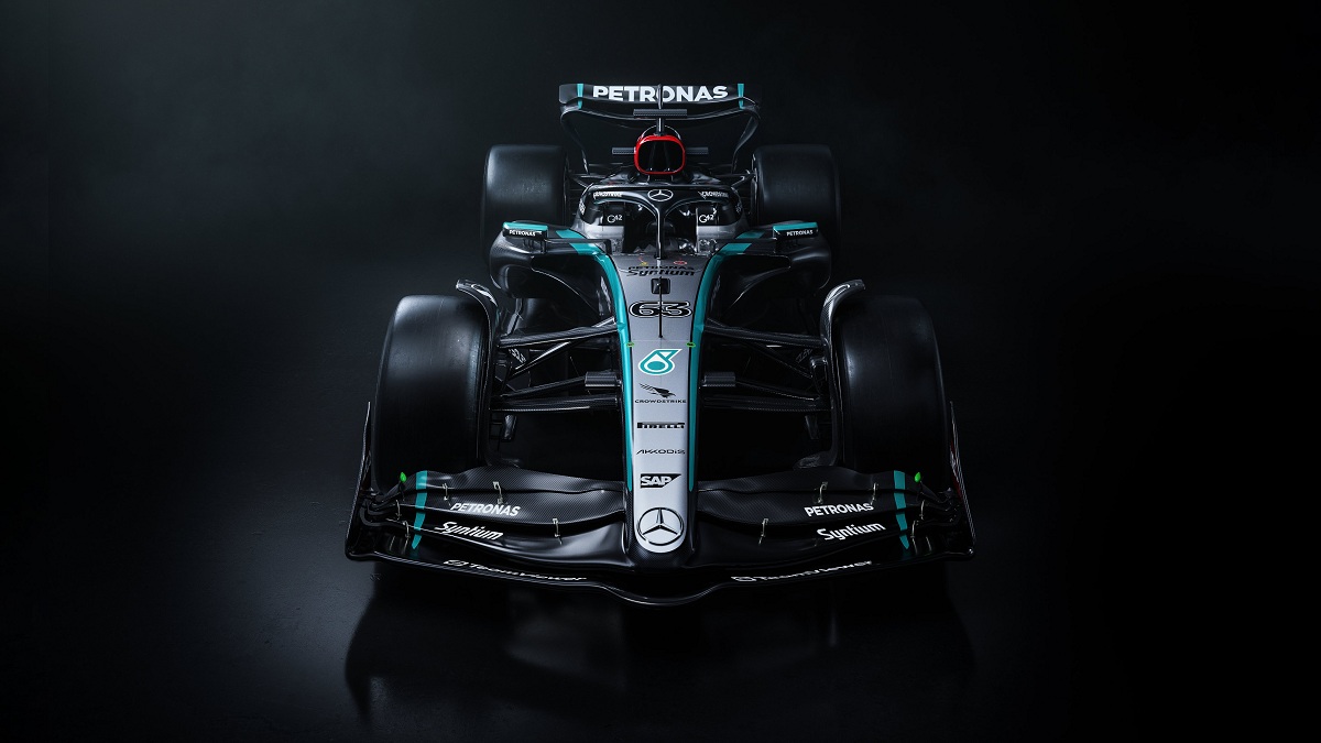 Vista frontal del W15. (Mercedes AMG Petronas F1 Team)