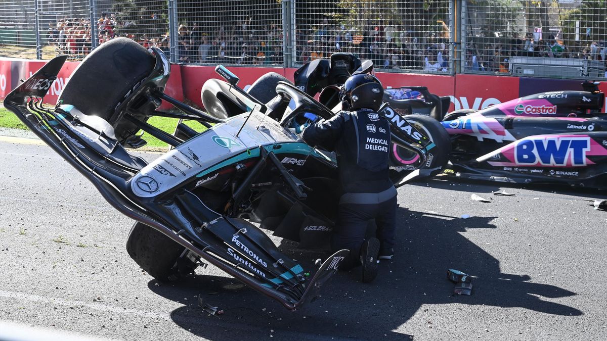 Alonso penalizado por el accidente de Russell