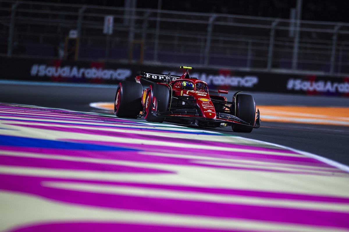 Bearman no superó la Q2 y partirá desde P11. (Ferrari Media centre)