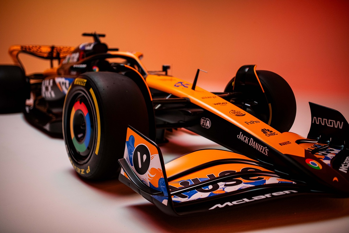 Detalles de la obra en las alas. (McLaren Racing)