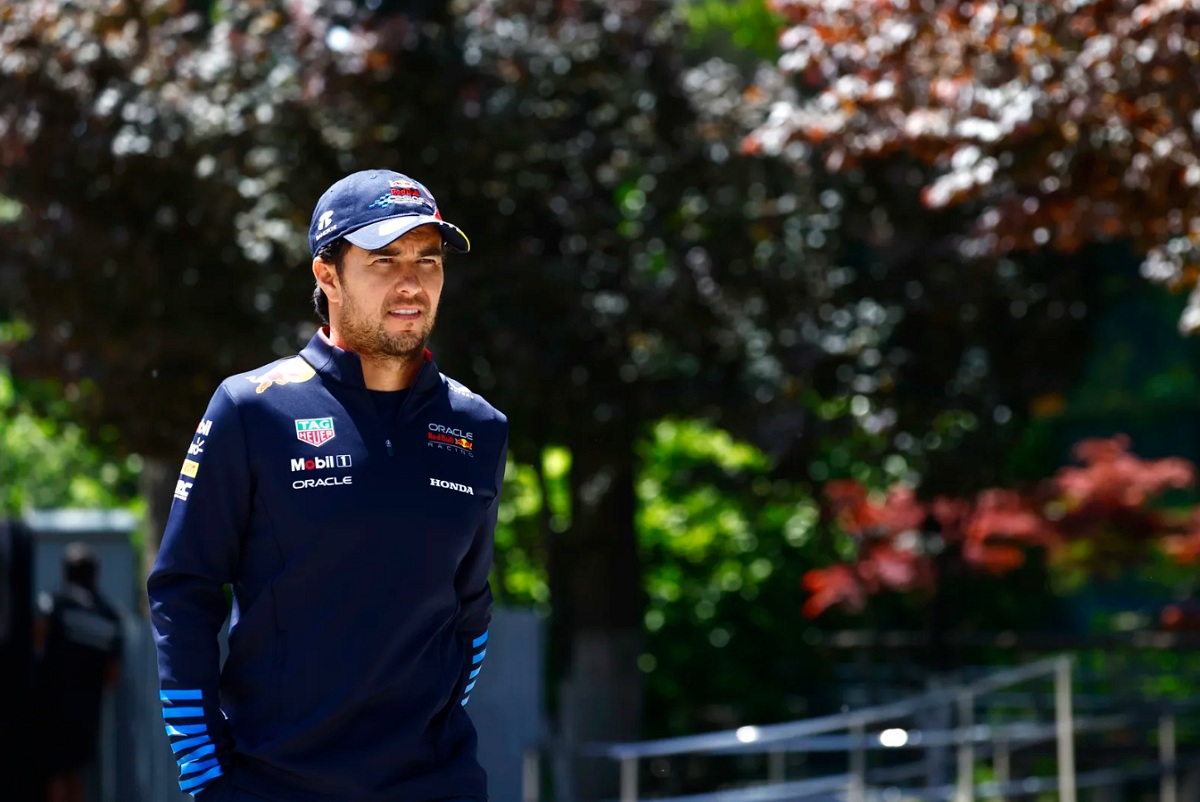 Pérez en el circuito de Shangai. (Sam Bloxham)