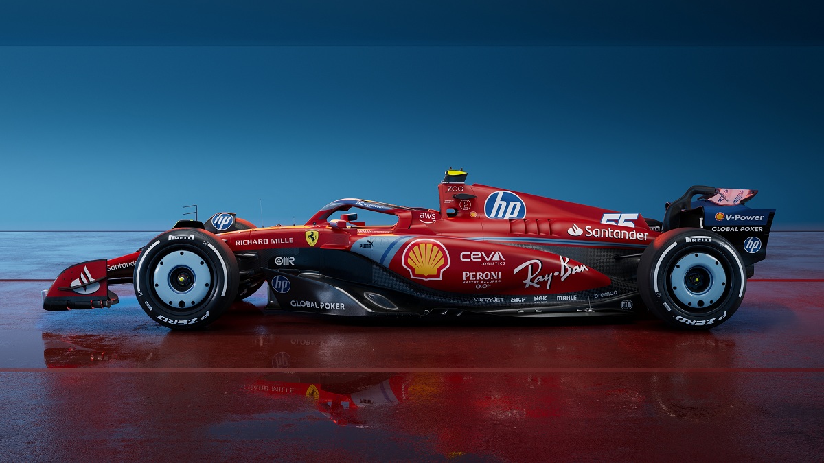 La SF24 con las dos tonalidades de azul que también identificaron a Ferrari entre 1950 y 1970. (Ferrari Media Centre)
