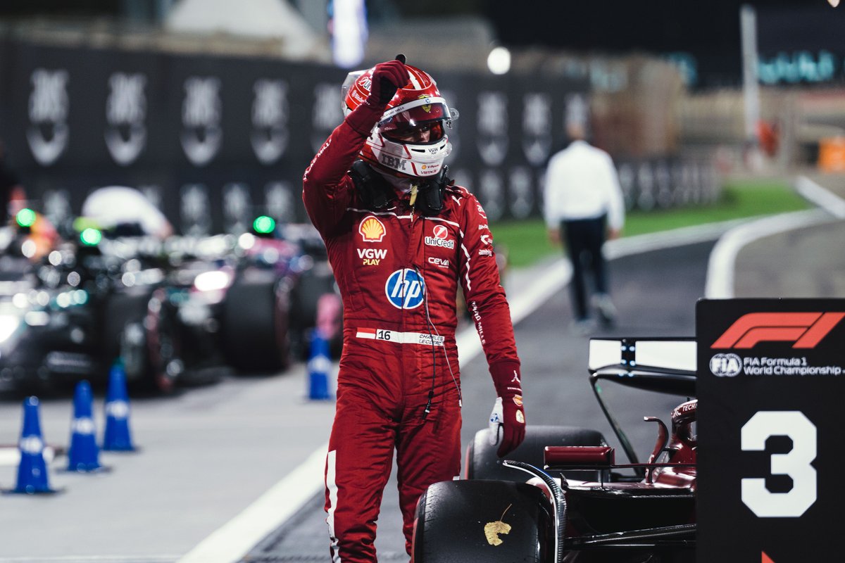 Leclerc se sorprende con la tercera posición en clasificación para el GP de Bahrain