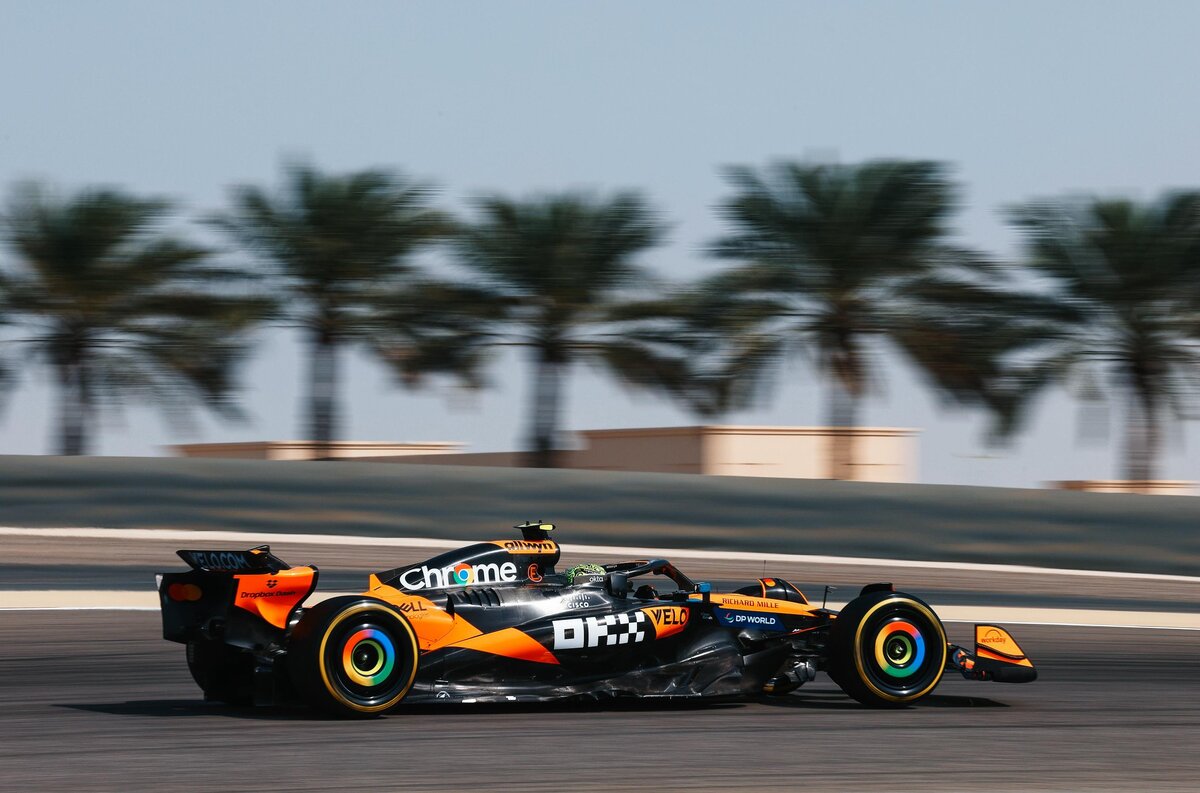 Norris lidera el primer libre en Bahrein
