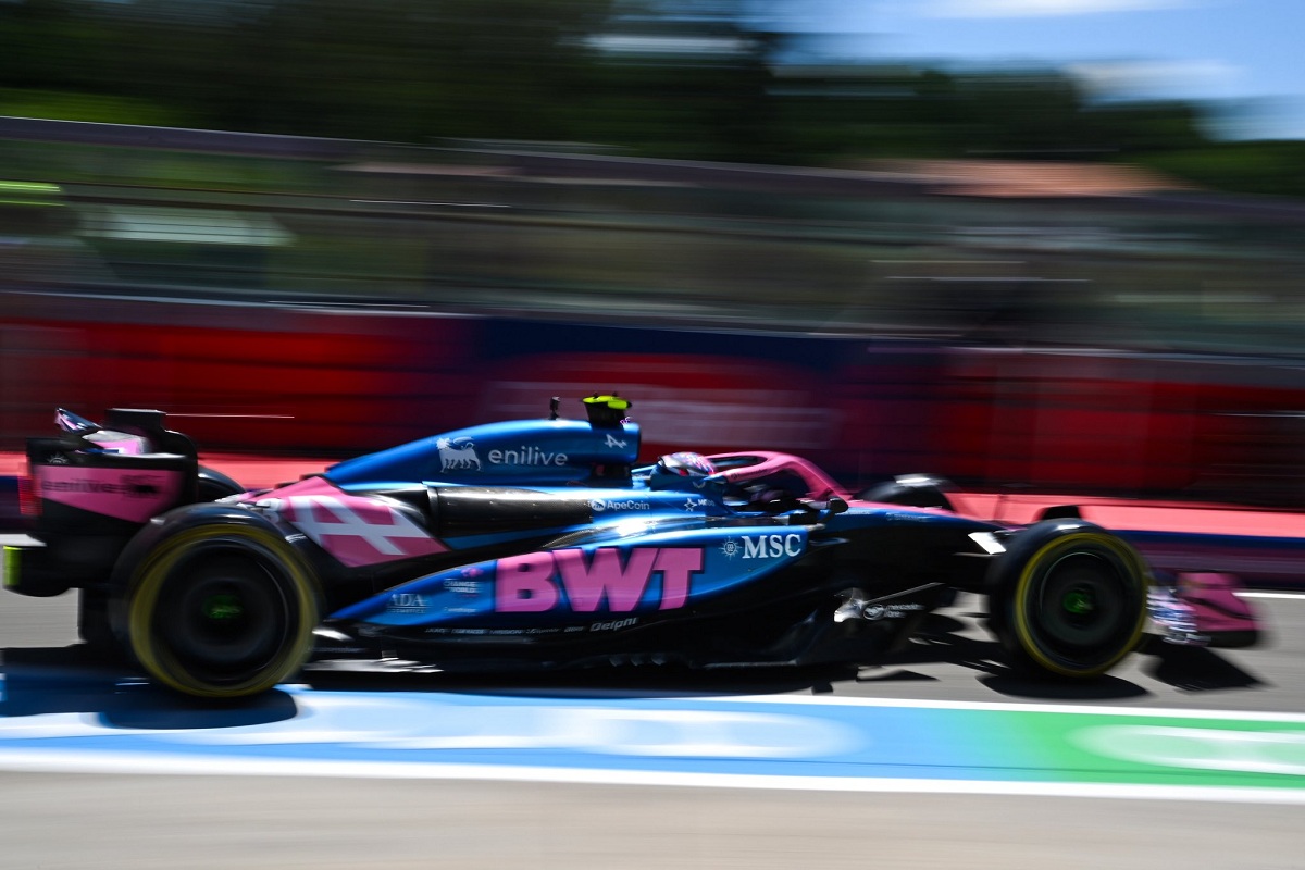 El argentino Colapinto debutó con Alpine y realizó sus primeros kilómetros con el A525. (Renault Group)