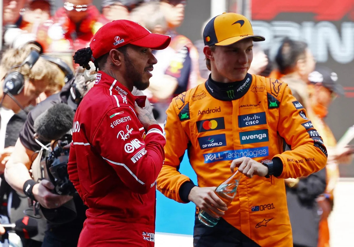 Hamilton bendijo a Piastri
