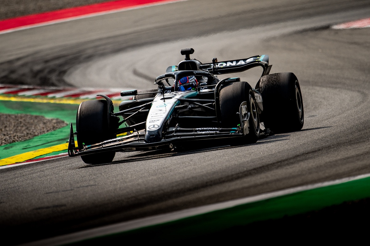 Antonelli salió a pista el miércoles. (Pirelli Motorsport)