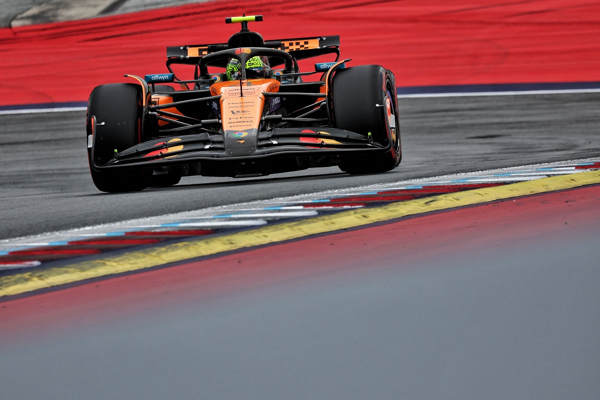 Norris en acción durante los Libres 2. (James Moy / XPB Images)