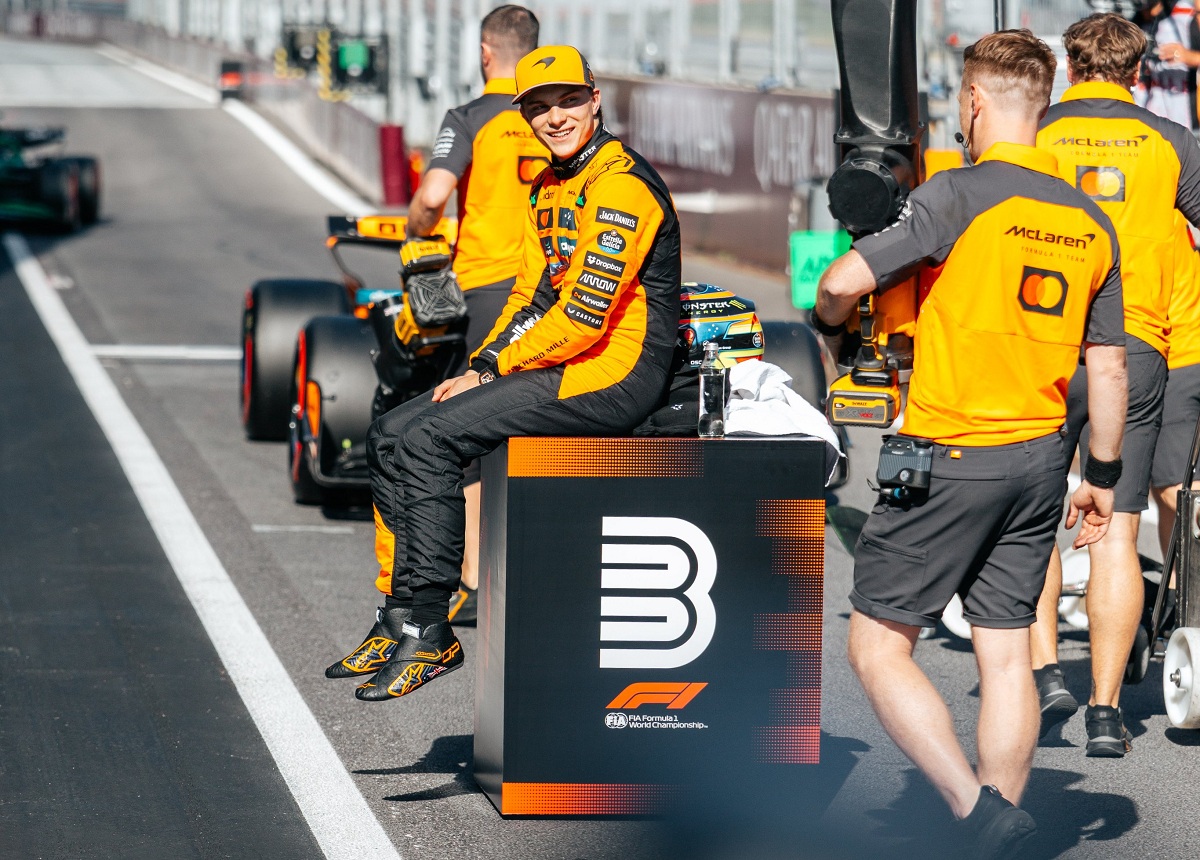 "No está en mis planes terminar tercero", prometió Piastri para el domingo. (McLaren Racing)