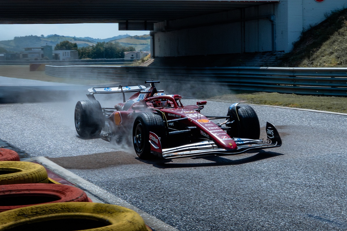 Pirelli probó los prototipos de lluvia en Fiorano