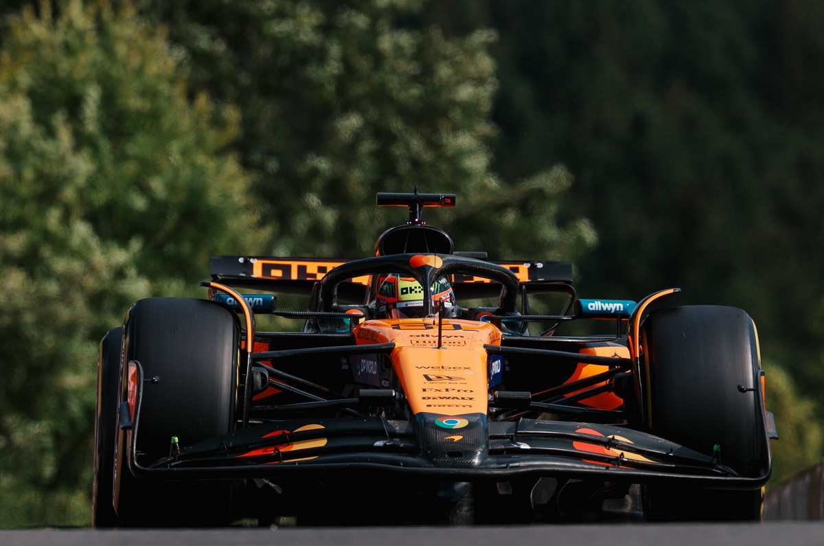 Piastri rodando en la Sprint Qualifying. (McLaren Racing)