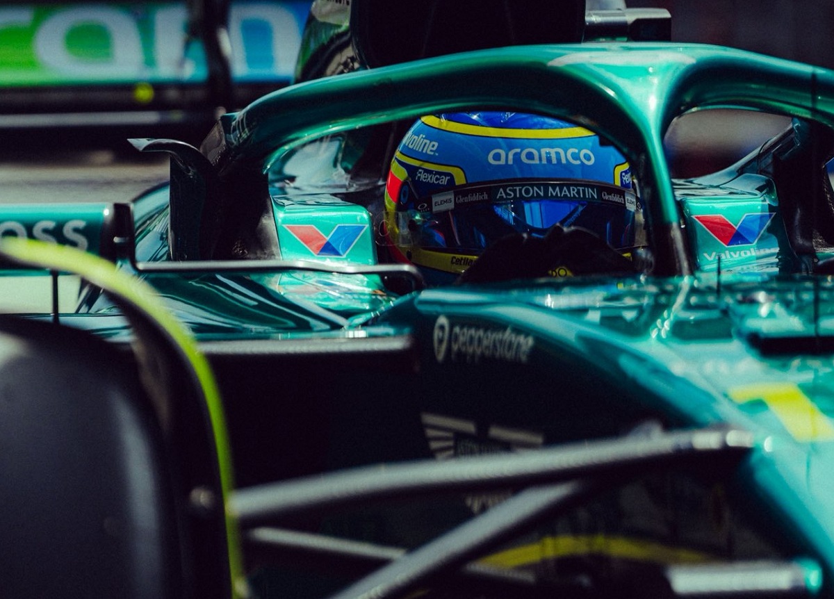 Alonso y Aston Martin, una de las sorpresas del sábado. (Aston Martin Aramco F1 Team)