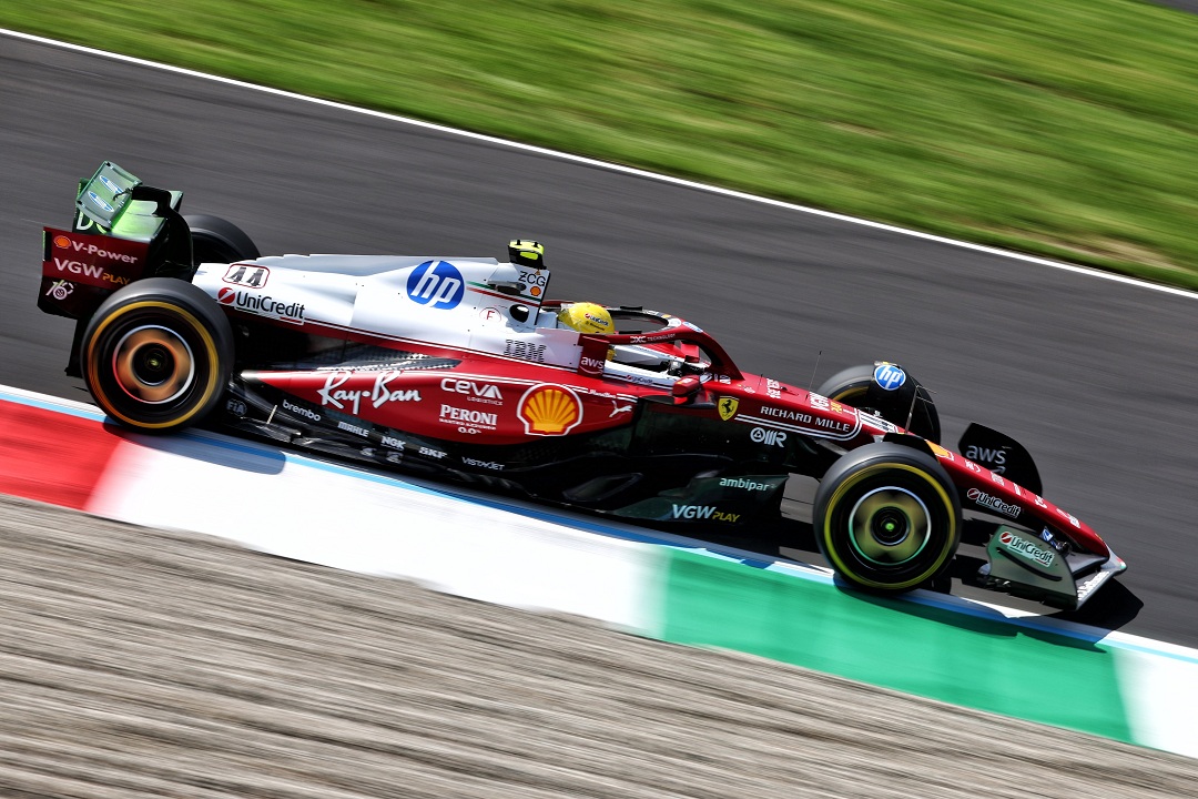 Hamilton y Leclerc hicieron 1-2 en el primer entrenamiento en Monza