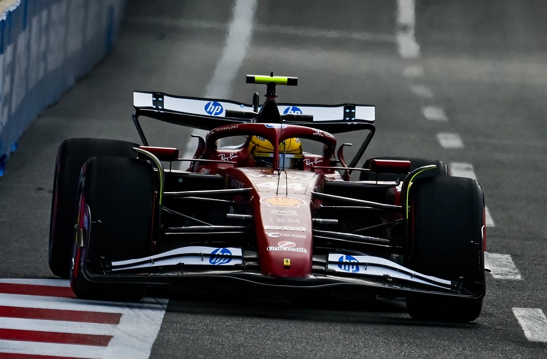 Hamilton lideró la PL2 de Bakú
