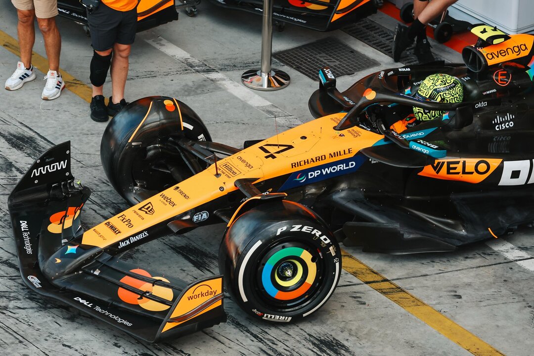 Norris lideró el último libre en Monza