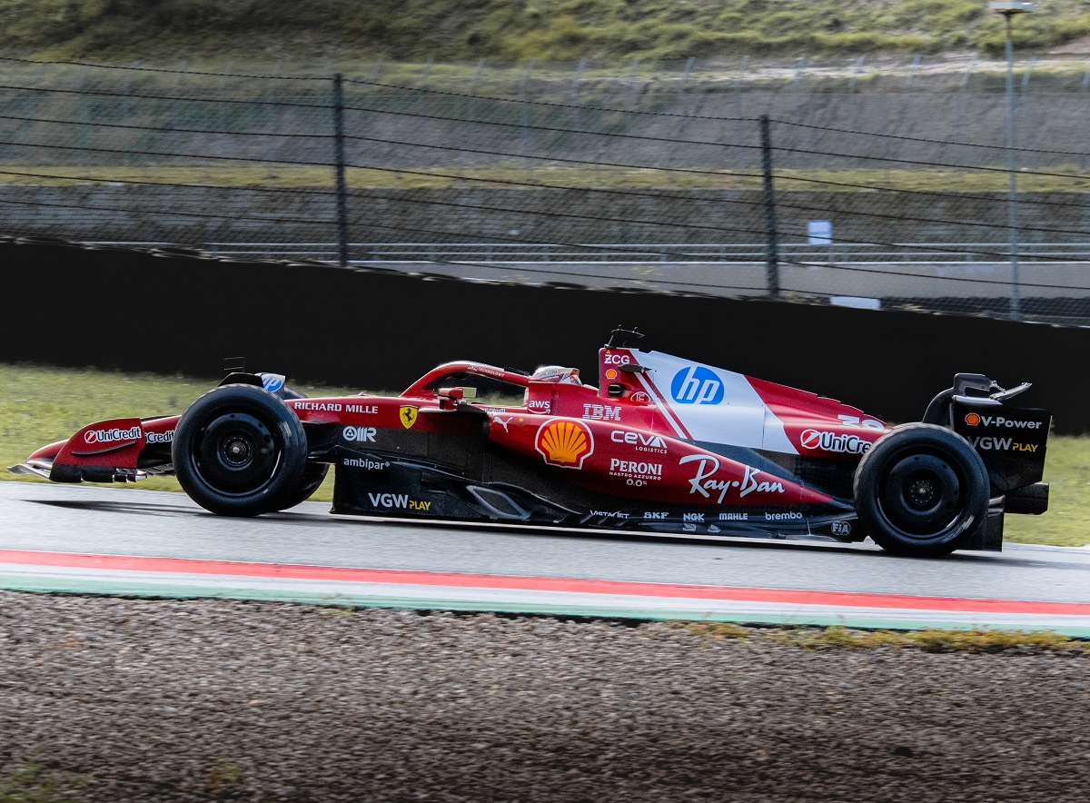 Zhou giró en los pocos momentos con piso seco. (Pirelli News Room)