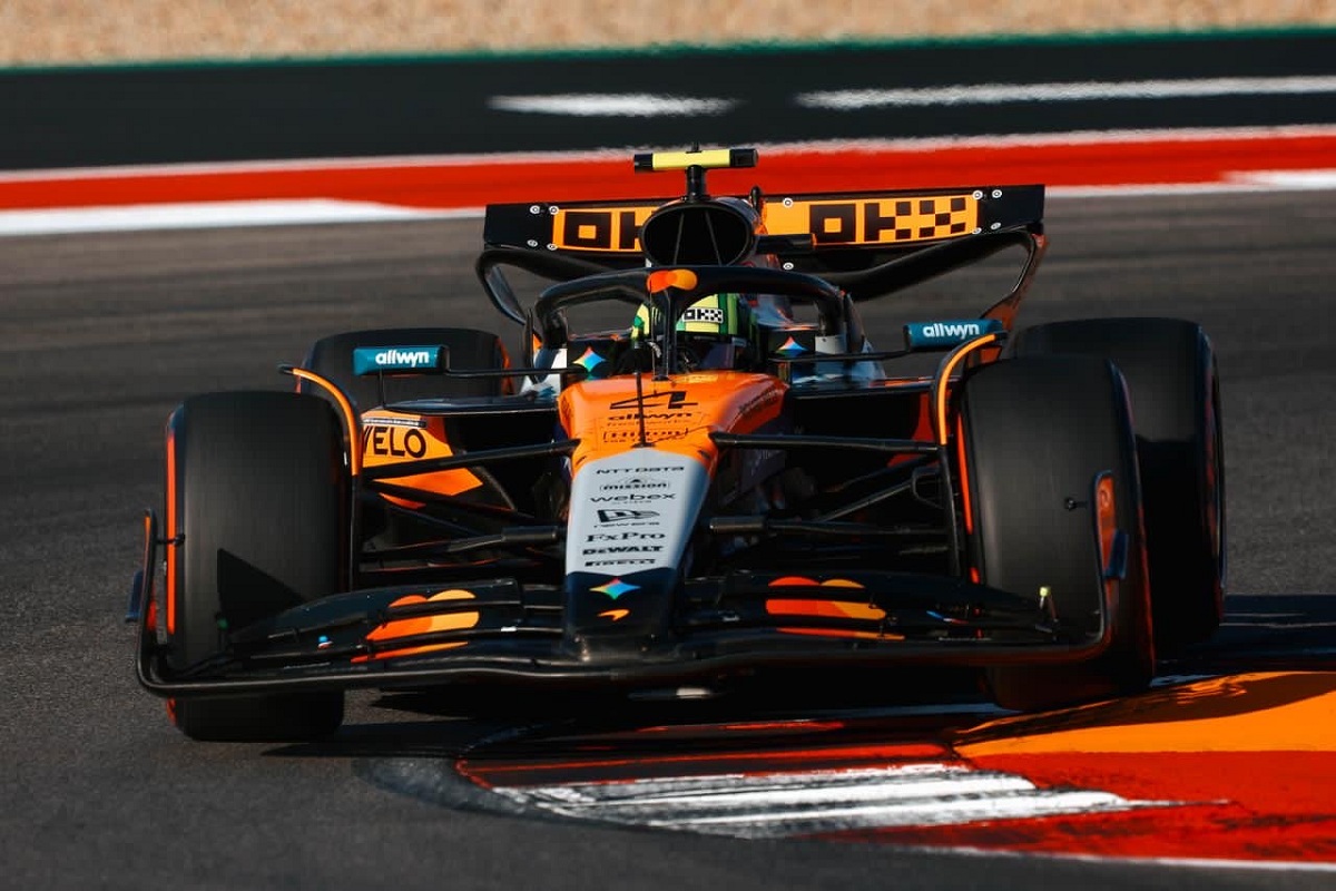 Norris quedó lejos del registro de Verstappen y tuvo conformarse con la segunda posición. (McLaren Racing)