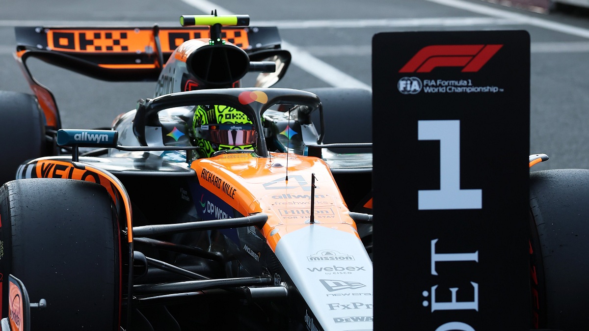 Norris fue el poleman en México. (F1 / FOM)