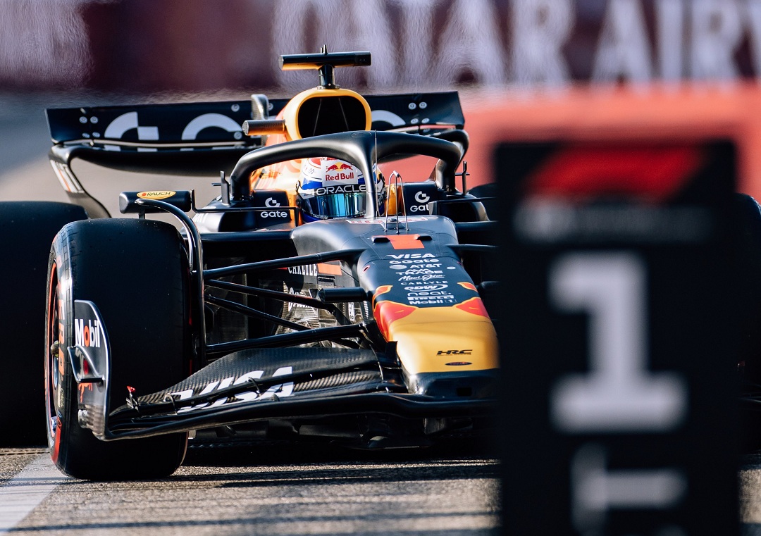 Pole de Verstappen en Austin con un golpe de suerte